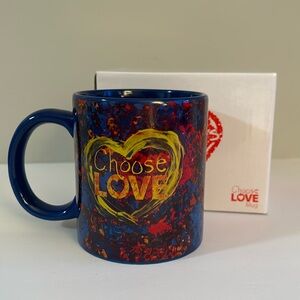 NEW ‘Choose Love’ Multi Color Heart Mug by Penzeys